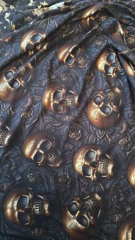 Shiny Skulls - großes Panel - French Terry B-Ware